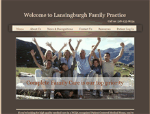 Tablet Screenshot of lansingburghfamilypractice.com